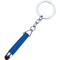 Hygiënisch touchscreen sleutelhanger blauw