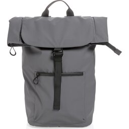 Impact AWARE™ RPET Waterbestendige 15.6"laptoprugzak-antraciet-voorzijde