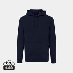 Iqoniq Jasper recycled katoen hoodie navy