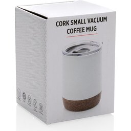 Isoleer koffie beker met kurk - 180 ml-verpakt