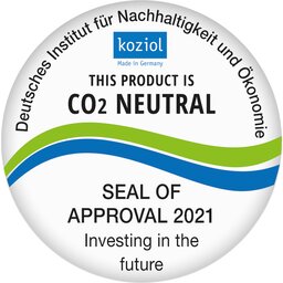 Koziol Siegel_fuer_Nachhaltigkeit_2021_CO2_neutral_mit_Logo_EN (1)