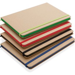 Kraft notitieboek met gerecycled papier