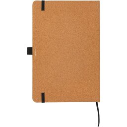 Kurken hardcover notitieboek A5-achterzijde