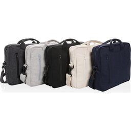 Laluka AWARE™ gerecyclede katoenen 15,4 inch laptoptas