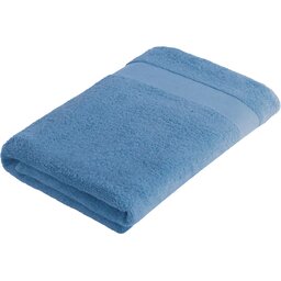 Luxe handdoek Organisch 140 x 70 cm - 500 gr:m² blauw