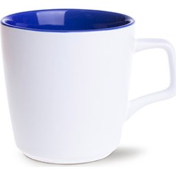 Mok Barrel met gekleurde binnenzijde - 250 ml blauw