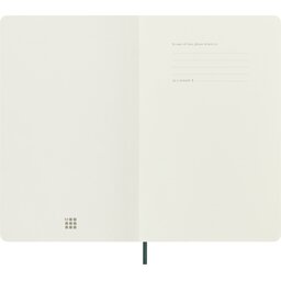 Moleskine 100% VEGEA® Boa notitieboek met zachte kaft - gelijnd L - Groen - 3