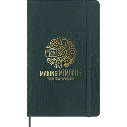 Moleskine 100% VEGEA® Boa notitieboek met zachte kaft - gelijnd L - Groen - 5
