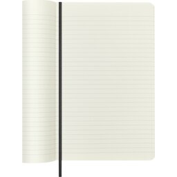Moleskine 100% VEGEA® Boa notitieboek met zachte kaft - gelijnd L - Zwart - 3