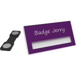 Naambadge Color paars