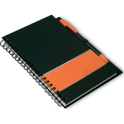 Notitieboekje met bijpassende balpen