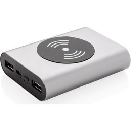 Aluminium 5.000 mAh 5W draadloze zakformaat powerbank