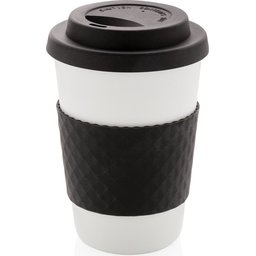 Herbruikbare koffiebeker 270ml bedrukken