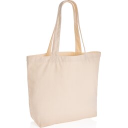 Impact Aware™ re-canvas shopper met vakje 240gsm ongeverfd