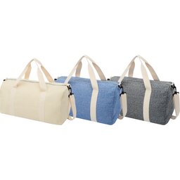 Pheebs duffel bag van gerecycled katoen en polyester