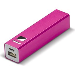 Powerbank aluminium - 2600 mAh bedrukken