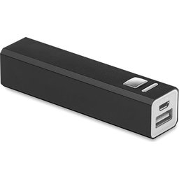 Powerbank Poweralu-zwart schuin