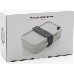 PP Lunchbox met Spork-verpakking