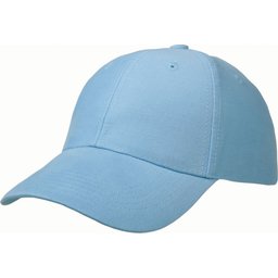 Promocap Heavy Brushed 6 Panel Cap lichtblauw