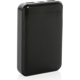 RCS standaard recycled plastic 10.000 mAh powerbank-recht