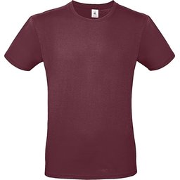 Ringgesponnen T-shirt-burgundy