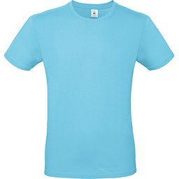 Ringgesponnen T-shirt-turquoise