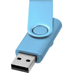 Rotate metallic USB 2GB bedrukken