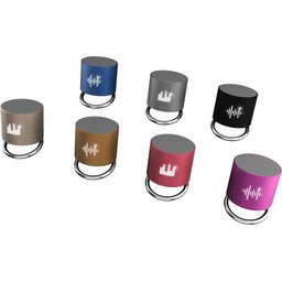 S26 speaker 3W voorzien van ring met oplichtend logo-assortiment