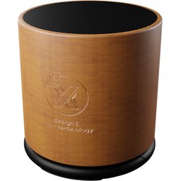 S27 speaker 3W voorzien van ring met hout-gesloten