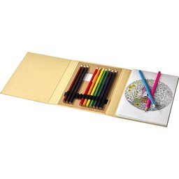 Set kleurtjes met papier