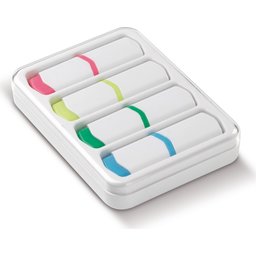 Set van 4 mini tekstmarkers markeerstift