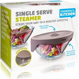 Single Serve Steamer Grey