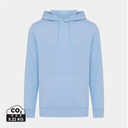 Sky Blue Iqoniq Rila lichtgewicht gerecycled katoen hoodie