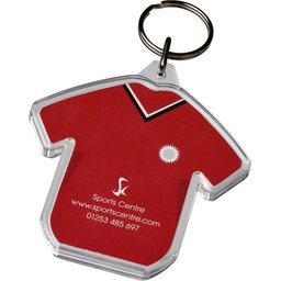 Sleutelhanger in vorm T-shirt bedrukken