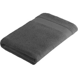 SLuxe handdoek Organisch 140 x 70 cm - 500 gr:m² donkergrijs