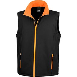 Softshell bodywarmer bedrukken