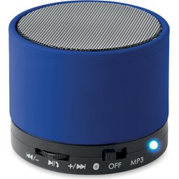 Speaker Round Bass-blauw
