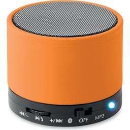 Speaker Round Bass-oranje