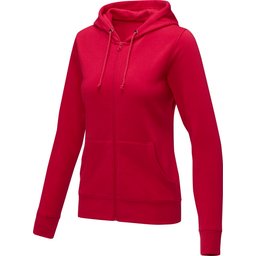 Theron dames hoodie met ritssluiting