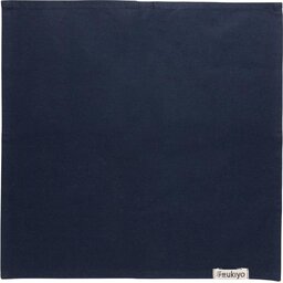 Ukiyo Aware™ 180gr 4-delige set recycled katoenen servetten-donkerblauw-open