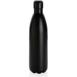 Unikleur vacuum roestvrijstalen fles 1L-zwart