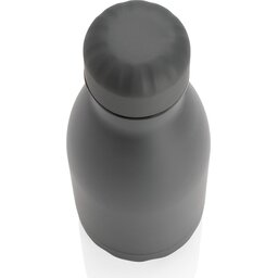 Unikleur vacuum roestvrijstalen fles 260ml-grijs bovenzijde