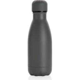 Unikleur vacuum roestvrijstalen fles 260ml-grijs recht