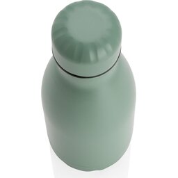 Unikleur vacuum roestvrijstalen fles 260ml-groen bovenzijde