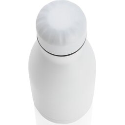 Unikleur vacuum roestvrijstalen fles 260ml-wit bovenzijde