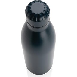 Unikleur vacuum roestvrijstalen fles 750ml- blauw bovenzijde