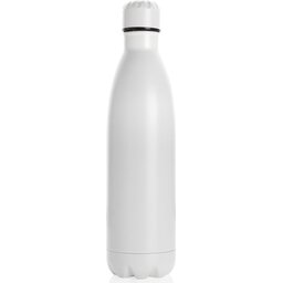 Unikleur vacuum roestvrijstalen fles 750ml-wit recht
