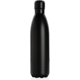 Unikleur vacuum roestvrijstalen fles 750ml-zwart recht