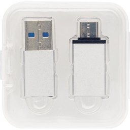USB A en USB C adapter set-verpakt