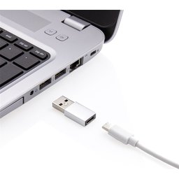 USB A en USB C adapter set-voorbeeld